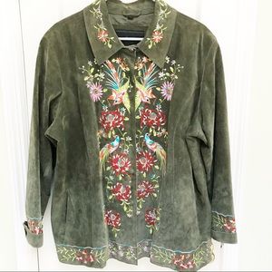 🌹Avanti New York Suede Leather Jacket